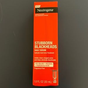 Neutrogena stubborn blackheads daily serum salicylic acid acne treatments